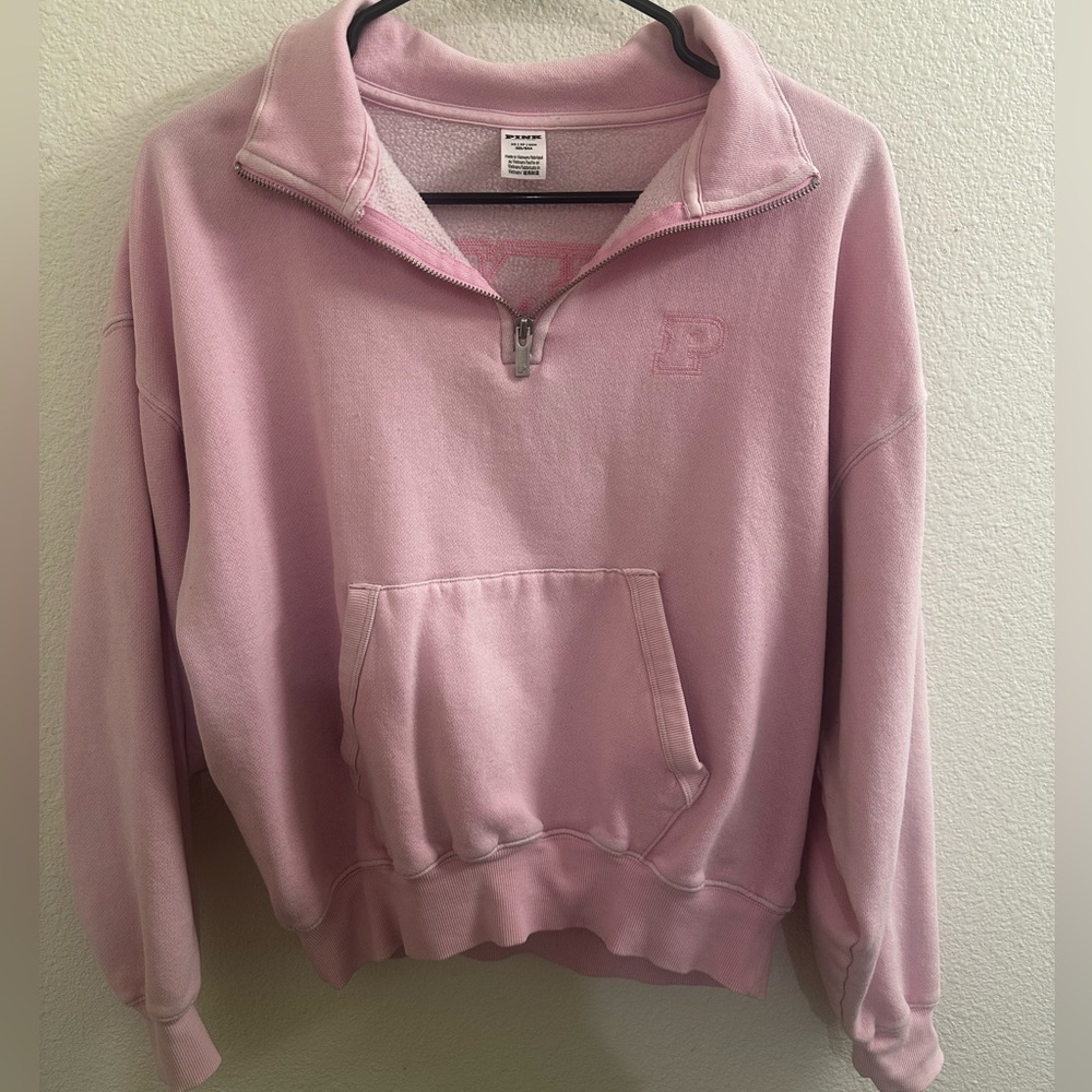 ink Quarter-Zip ullover Sweatshirt - Brand